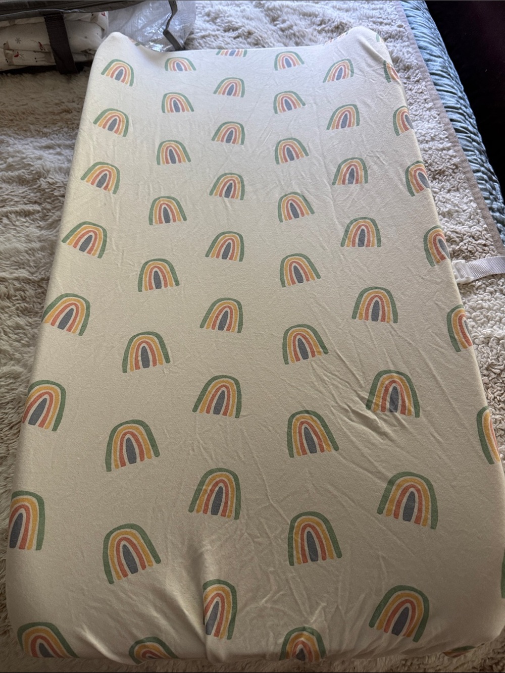 Kyte BABY Wasabi Rainbow change pad cover